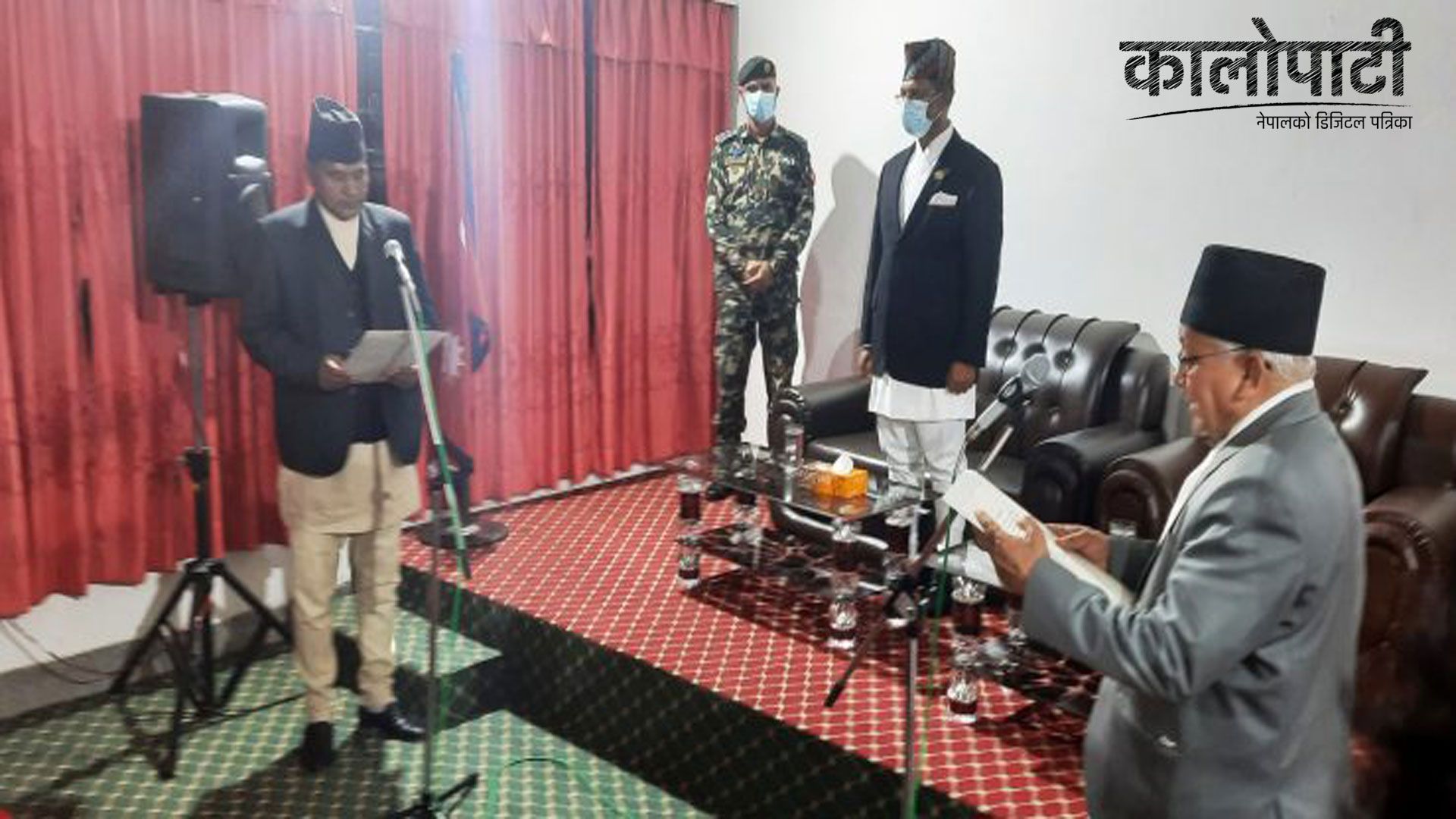 कृषिमन्त्रीमा नियुक्त शाहीद्धारा शपथग्रहण