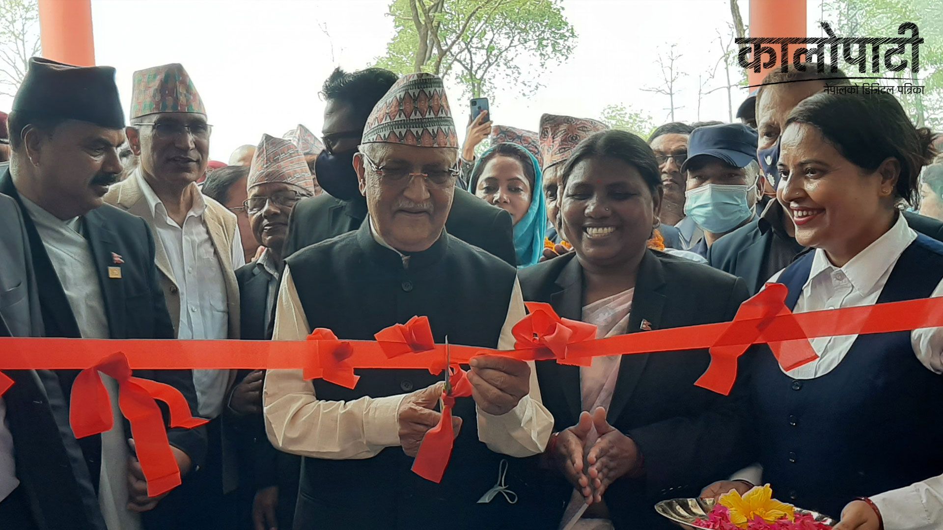 अध्यक्ष ओलीद्वारा बहुउद्देश्यीय टावरको उद्घाटन, पर्यटन प्रवद्र्धनमा टेवा पुर्याउने लक्ष्य