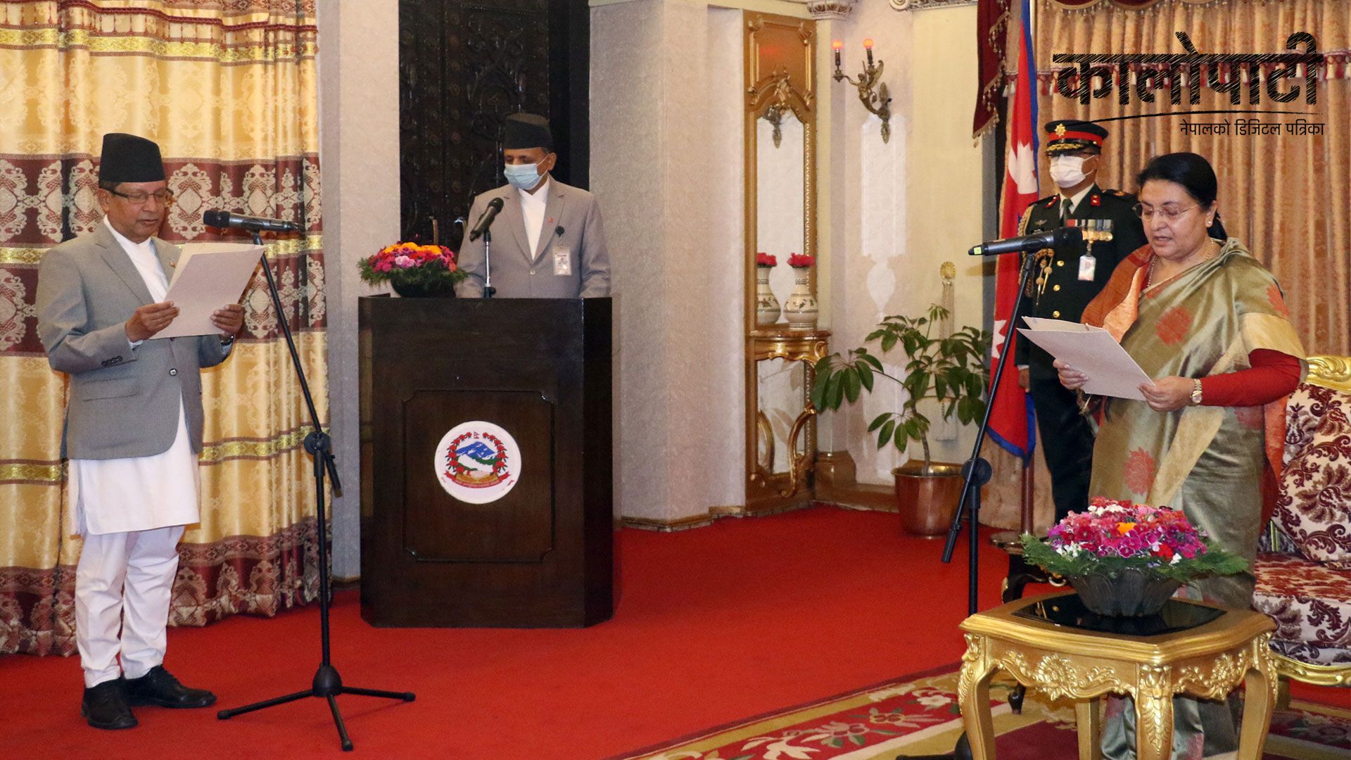 राष्ट्रपतिद्वारा राजदूत डा शर्मालाई शपथ