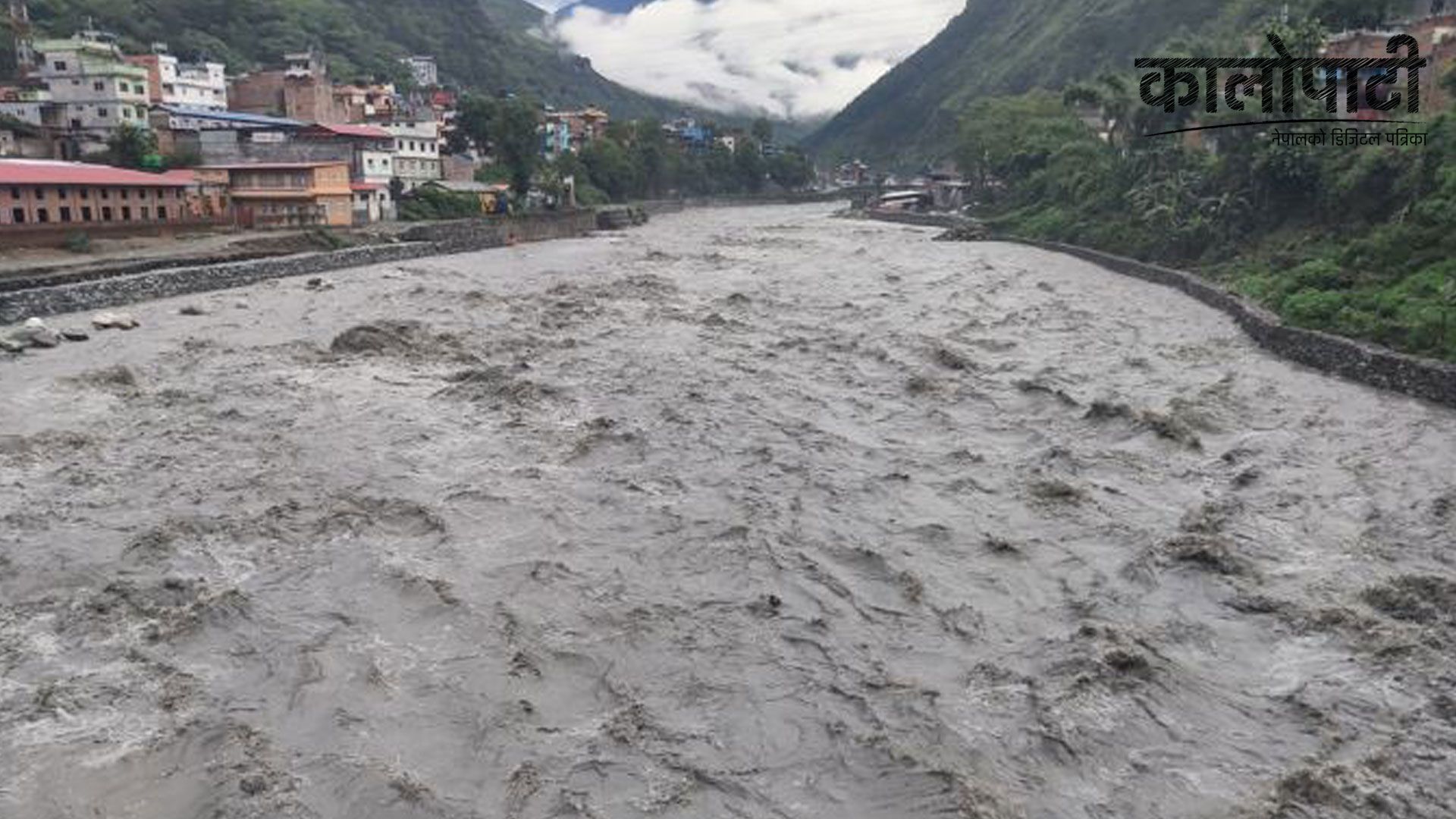 म्याग्दीका तीन बस्ती जोखिममा, स्थानीयवासी त्रासमा बस्न बाध्य