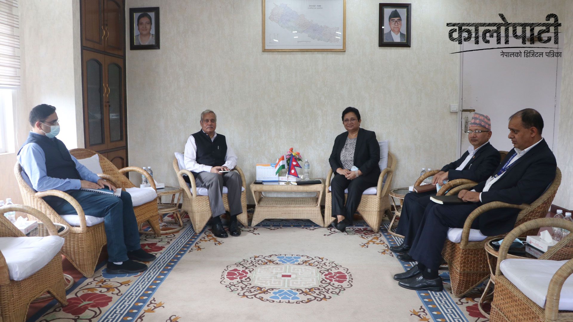 ऊर्जामन्त्रीसँग भारतीय राजदूतको शिष्टाचार भेट, आयोजना निर्माणका लागि तीव्रता दिनुपर्नेमा जोड