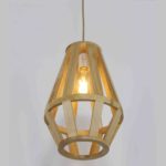 Wooden Cage Pendant Light - Image 2