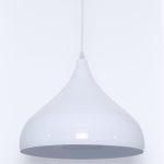 White Pendant Light With White Inner