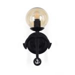 Antique Anchor Design Wall Lamp With Glass Lamp Head
