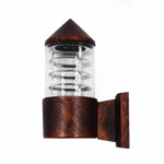 Antique Red Black Outdoor Wall Lamp