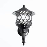 Vintage Black Torch Wall Lamp