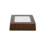 6wt Wooden Color Square White Led Panel Surface Mount Light