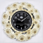 Sixkey Wall Clock Floral