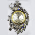 Sixkey Wall Clock Peacock