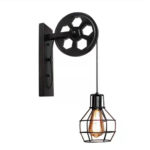 Vintage Metal Cage Wall Light