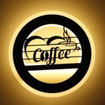 LED Coffee Pattern Wall Lamp - Image 2