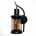 Antique Black Outdoor Indoor Wall Lamp