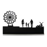LED Ferris Wheel  And Family Design Wall Light