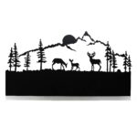 LED Forest And Deer Design Wall Light