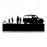 Wall Lamp With Car And People