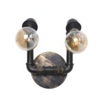 Vintage Twin Head Wall Industrial Pipe Light