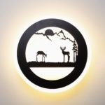 LED Deer Wall Light