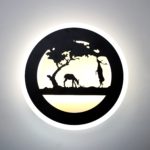 Tree And Deer Design LED Wall Lamp - Image 2
