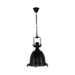 Vintage Industrial Black bulky Pendant Light