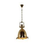 Vintage Industrial Gold bulky Pendant Light