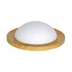 Wooden Round Shape Dome Light