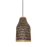 Bamboo Cylindrical Traditional Design Pendant Light