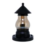 Antique Design Gate Light in Black Color