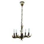 Antique Antler Deer Chandelier Small