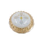 Multi Light Mode Golden Crystal Ceiling mount Light