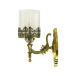 Antique Royal Glass Wall Light