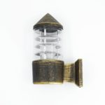 Outdoor Black Gold Wall Lamp