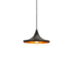 Vintage Black Gold ABC Pendant Light