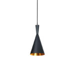 Vintage Black Gold ABC Pendant Light