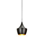 Vintage Black Gold ABC Pendant Light