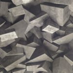 Black And White Stone Design 3D Wallpaper