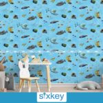 Fish Designed Wallpaper