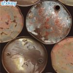 Tin Barrel Designed Wallpaper