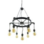 Antique Rim Design Hanging Light with Seven Bulb Holder
