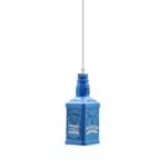 Jack Deniels Bottle Blue Color Pendant Light