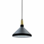 Top Wood Black White  Pendant Light