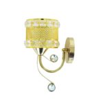 Gold plated Crystal Wall Light