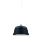 Modern Black Metal Pendant Light