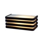 Bed Side Wooden Black Wall Lamp - Image 2