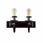 Bed Side Wooden Canopy Wall Lamp