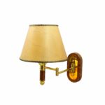 Bed Side Wall Lamp With Golden Shade Lamp