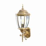 Antique Black and Gold Wall Light