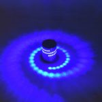 Spiral Blue LED Wall Light
