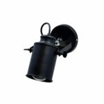 Vintage Black Metal Spot Wall Light