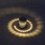 Spiral Warm LED Wall Light