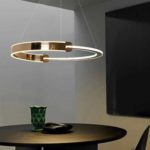 Black and Golden Modern Ring Premium Chandelier